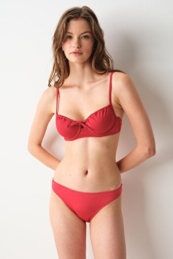 Pierre Cardin Gia Underwire Balcony Bikini Single Top Red239102