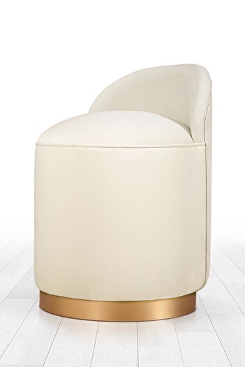 Lorencehome Dover Puf - Krem
