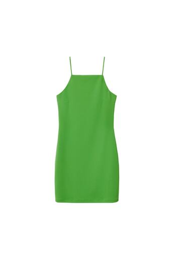 MANGO Yeşil Kadın Elbise 37000454