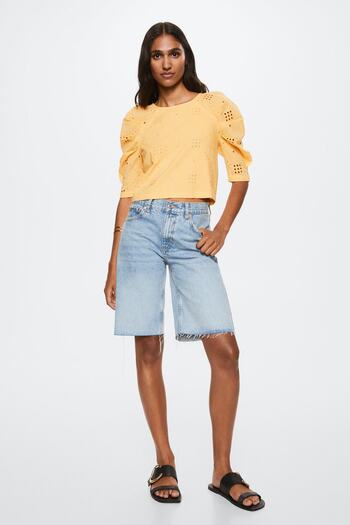 MANGO 37015824 Women / Girls Yellow