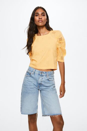 MANGO 37015824 Women / Girls Yellow