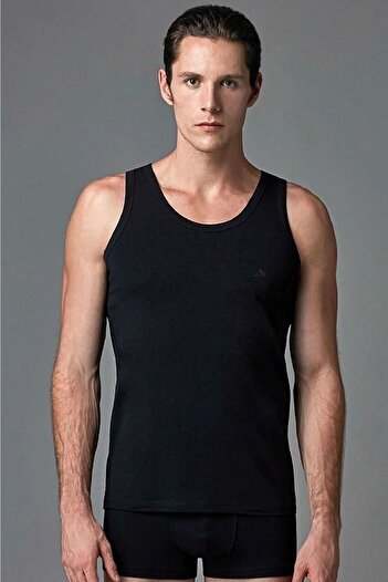 Eros 6 Pieces of Cotton Lycra Men's Undershirt, 95% Cotton 5% Lycra