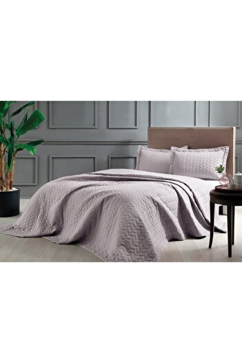 Taç Glory Single Bedspread Set 180 X 250 Cm Lilac with Gift Bag