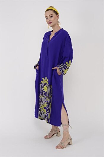 Hazinedan ROCHIE LUNGĂ BRODATĂ ETNICĂ PENTRU FEMEI