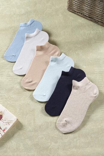 Znp Home 5 Pairs Unisex Short Socks | Extra Soft Unisex Cotton Booties Socks