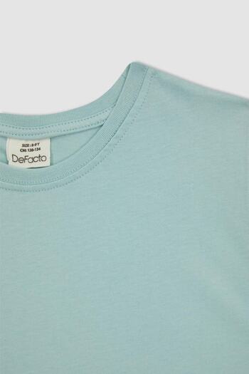 DeFacto Boy's Crew Neck Printed Athlete B1285a823hs