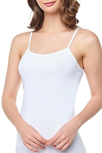 Seher Women's Rope Strap Undershirt Large Size 6 Pack 0061