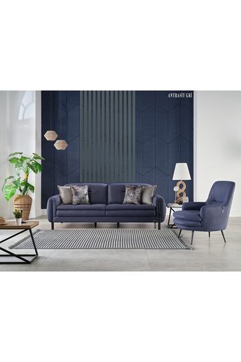 ATS YAPI AKUSTİK Ahşap Duvar Lambiri Çıta 120 Cm - Antrasit Gri