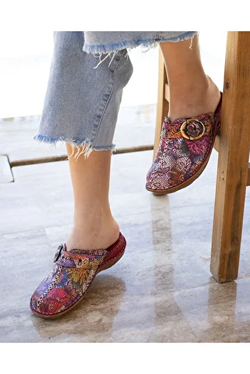 CONSUELO Orthopedic Leather Slippers 10306