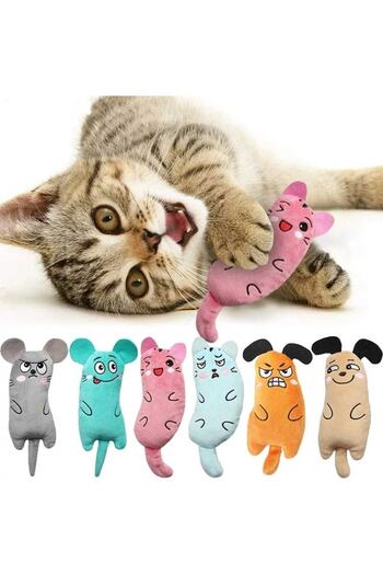 TİNEKE Plush Cat Toy with Cat Herb and Catnip 6 Types of Plush