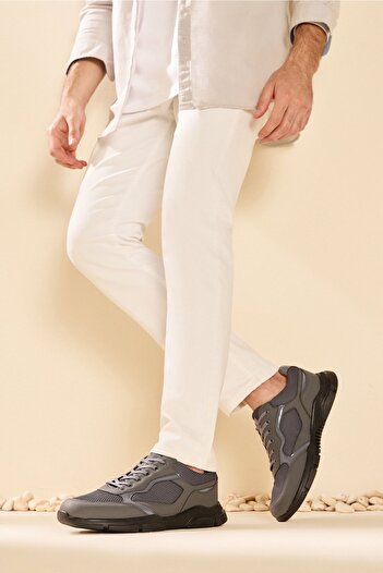 Yaya by Hotiç Gray Men's Sneaker 02 MONTHS253250A230