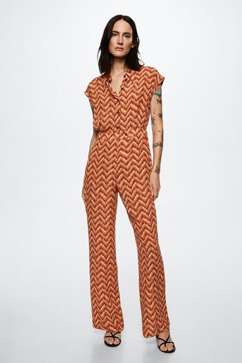 MANGO Red Women's Jumpsuit 37063841