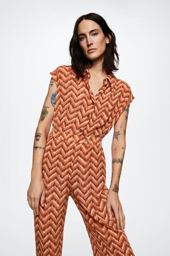 MANGO Red Women's Jumpsuit 37063841