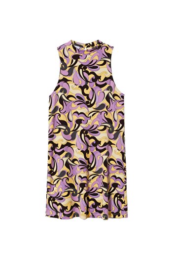 MANGO Woman Sarı Kadın Elbise 37071310