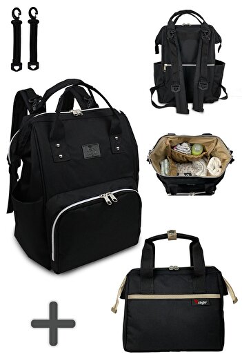 Stylo Paris Mother Baby Care Bag and Thermal Insulated Beach Bag Thermos Bag - Set of 2