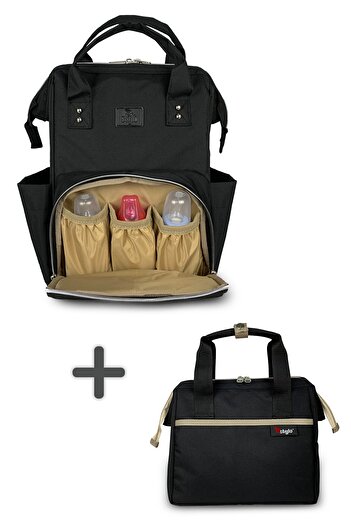 Stylo Paris Mother Baby Care Bag and Thermal Insulated Beach Bag Thermos Bag - Set of 2