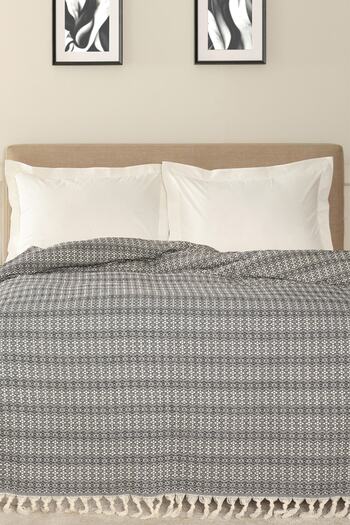 Karaca Home Destina Black Double Multi-Purpose Blanket