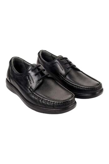 Forelli 32629-H Edin Men's Black Comfort Leather Shoes
