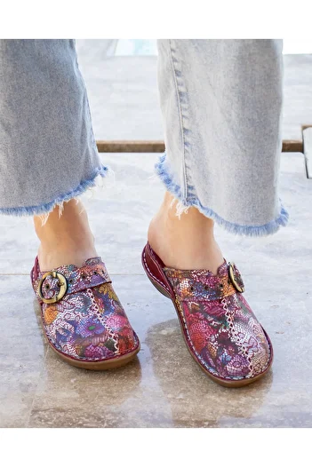CONSUELO Orthopedic Leather Slippers 10306