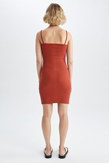 DeFacto Regular Fit Askılı Yazlık Mini Elbise