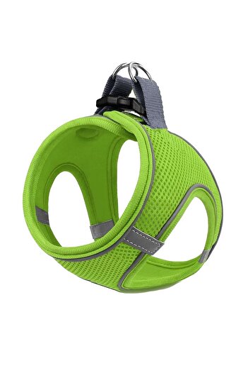Mita Pet Mita Air Mesh Cat Dog Collar Double Reflective, Anti-Sweat Neon Green / neon Green 3xs