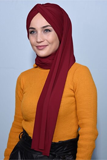 Nowa Scarf غطاء محرك السيارة بعقدة شال باللون الأحمر