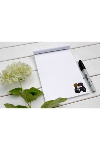 Bküp Tasarım Secret Garden 2 Memopad/ Notepad/ Notebook