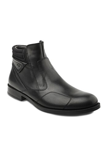 Forelli FORELLİ Motto-G Anatomical Leather Black Men's Boots Suitable for Bone Protrusion 31664