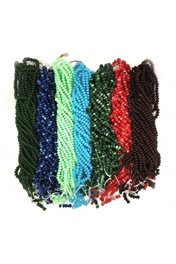 İslam Yayın Hediyelik 99 Pieces 8 Mm Acrylic Prayer Beads - Hajj and Umrah Dispensing, 5 Decks