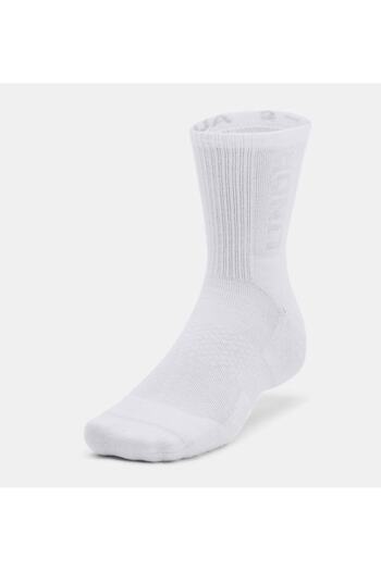 Under Armour Unisex UA 3-Maker Πακέτο με 3 κάλτσες Mid-Crew 1373084-100