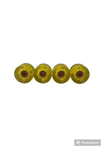 AVESSA 4 Pack Dayanıklı Işıklı Kaykay Tekerlekleri (abec 7 rumanlı)