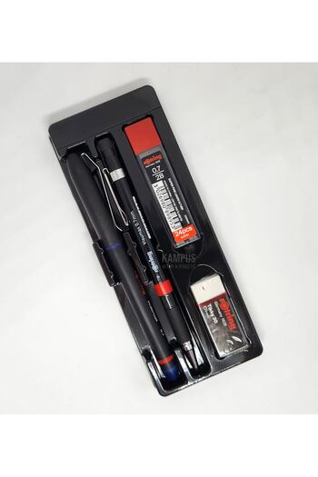 Rotring Visumax 0.7Mm+Blue Rollerball+Tip+Duster Set