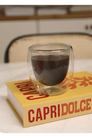 The Mia CAM0283 Double Wall Glass Cup 250 CC