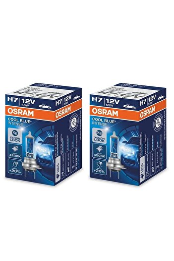 Osram H7 Cool Blue Intense 4200K Beyaz Işık 12V (Takım - 2 Adet)