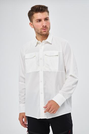 GHASSY CO. Men's Close Protection Air Gap Functional Pocket Adjustable Sleeve Tactical Shirt GM-002