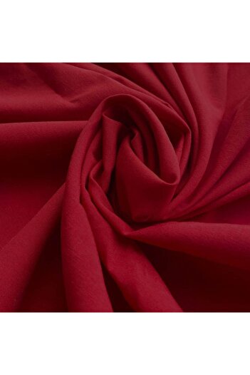 Akteks Red Tericoton Fabric (150cm Width)