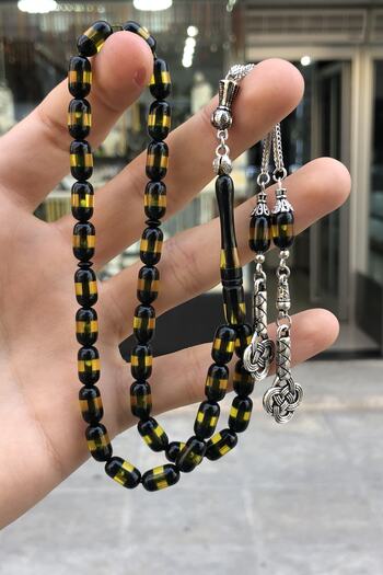 Midyat Gümüş Dünyası Men's Vernier Capsule Cut Powder Rosary MGD20202047