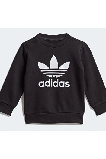 adidas Σετ αθλητικής φόρμας μαύρης παιδικής φόρμας - Ed7679 Crew