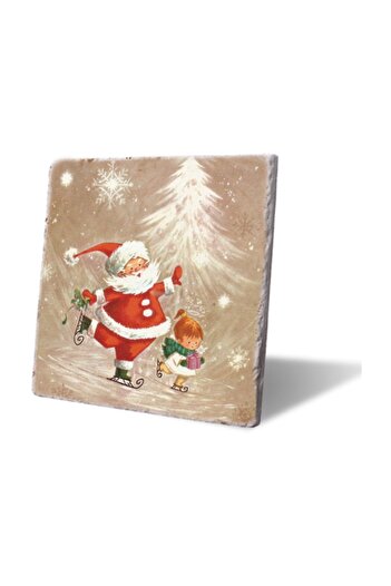 LWP Shop Santa Claus with Ice Skate Trivet