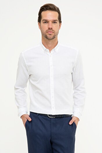 Pierre Cardin Μπλε Slim Fit πουκάμισο - Κομψό και άνετο