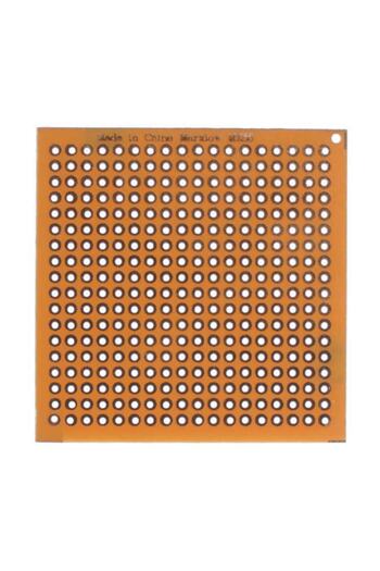EMRE ELEKTRONİK Perforated Copper Plaque 5x5cm 2 Pieces