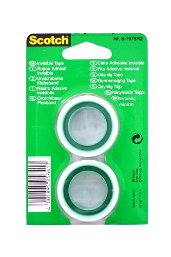 3M Scotch Magic Tape 2 Piece Refill Pack 8-1975R2 /