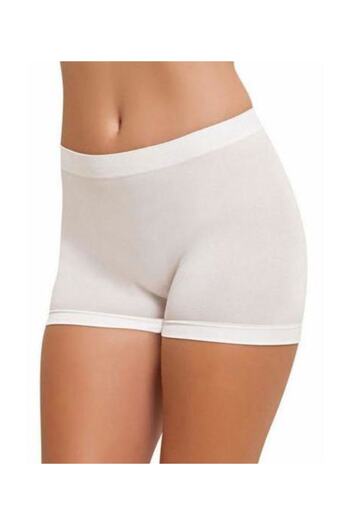 NBB Women's White Taktel Seamless 2007 Shorts Panties