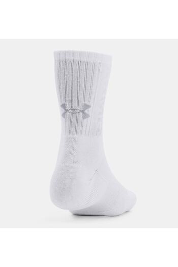 Under Armour Unisex UA 3-Maker Πακέτο με 3 κάλτσες Mid-Crew 1373084-100