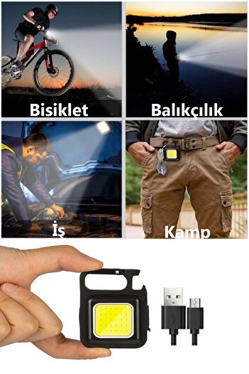 TECHNOMEN Kampta Evde Ofiste Süper Flaş Işık İçecek Açacağı Aydınlatma Kademeli Flaş Işık