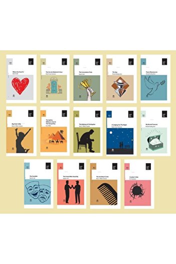 Olympia Yayınları Olympia B1 English Stories 14 Books (English Stories - B1)