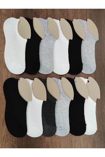 Leement socks 12 чифта памучни маратонки, невидими, нулев размер, дишаща мрежеста горна част
