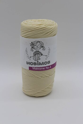 Hobimos 200 gr 230 Mt Polyester Macrame Thread - Bag, Basket, Mat, Supla Thread 2mm