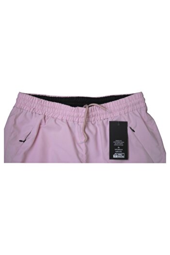 Wooppo - Gizli Cepli - Kadın Deniz Şortu Pembe
