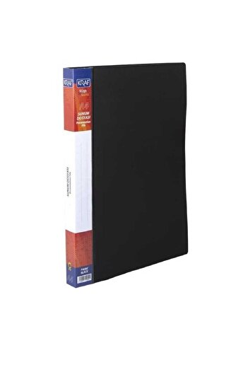 KRAF 5 Pieces of Kraf 60 Sheets Presentation File Black